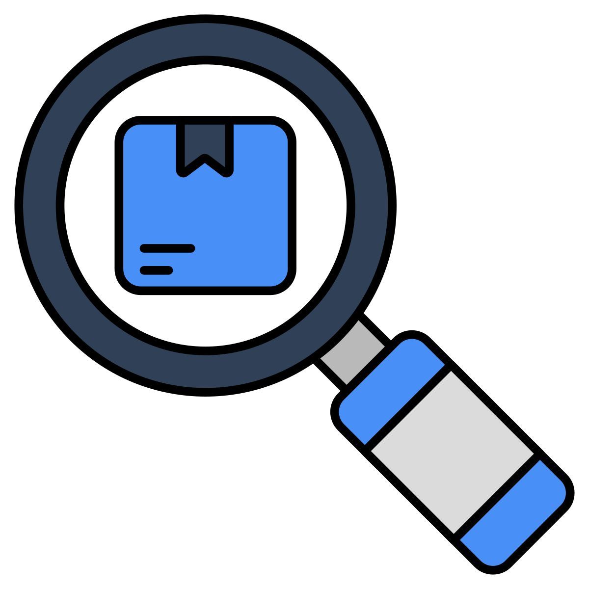 search parcel icon