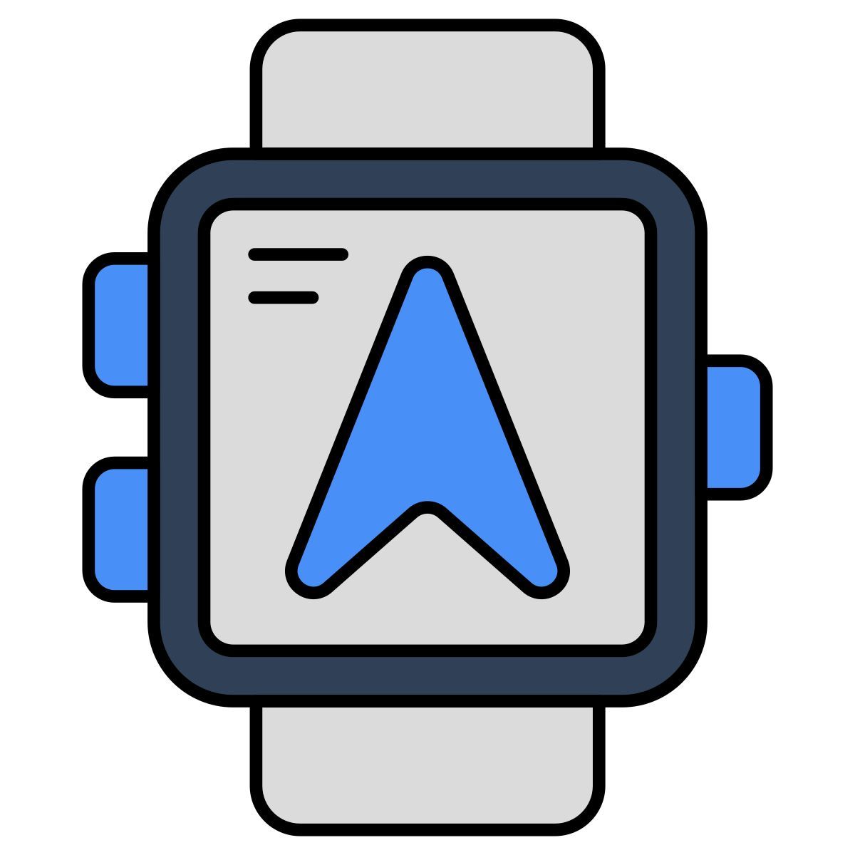 montre connectée gps icon