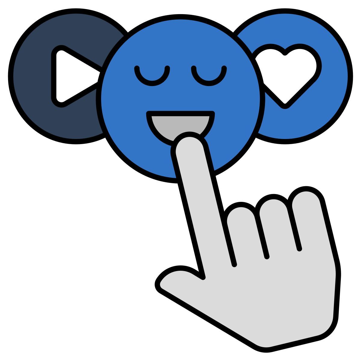 social reaction icon