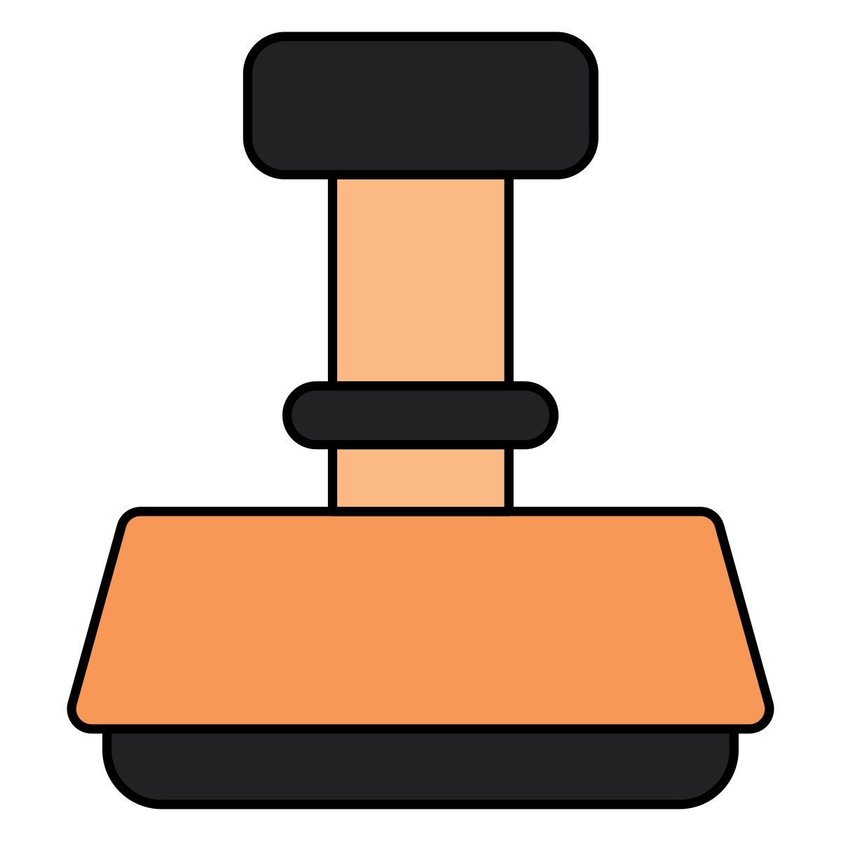 橡皮图章底视图 icon