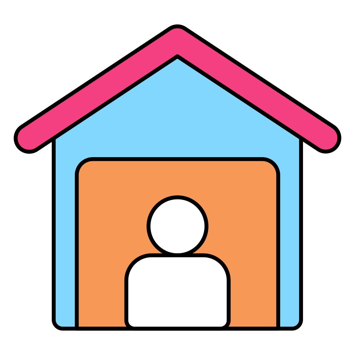 stay home icon