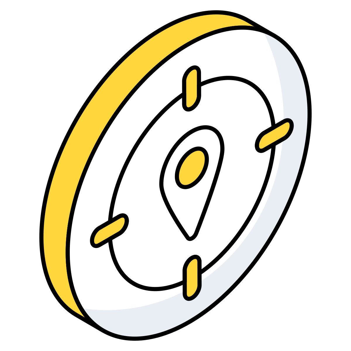 emplacement cible icon