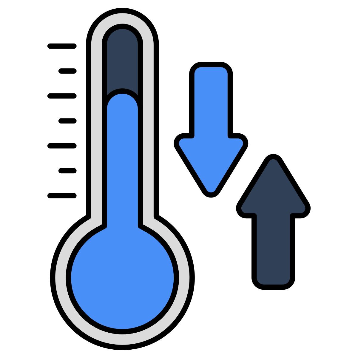 flutuação de temperatura icon