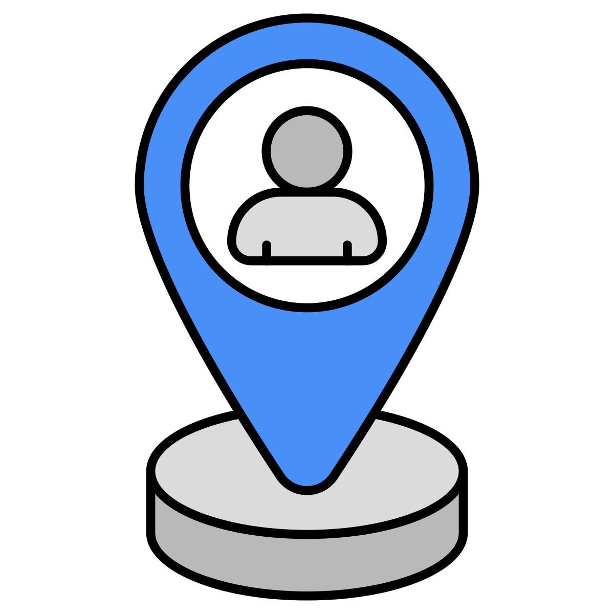 posizione dell'utente icon
