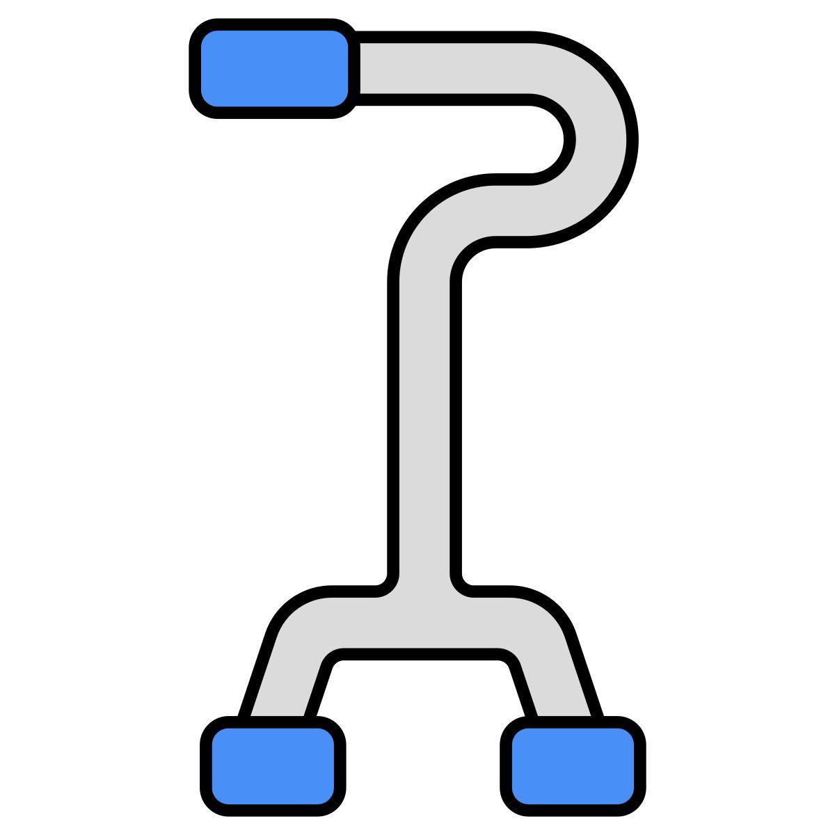 walking stick icon