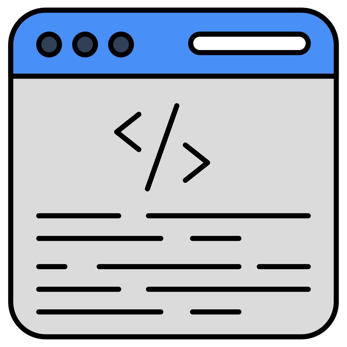 web coding icon