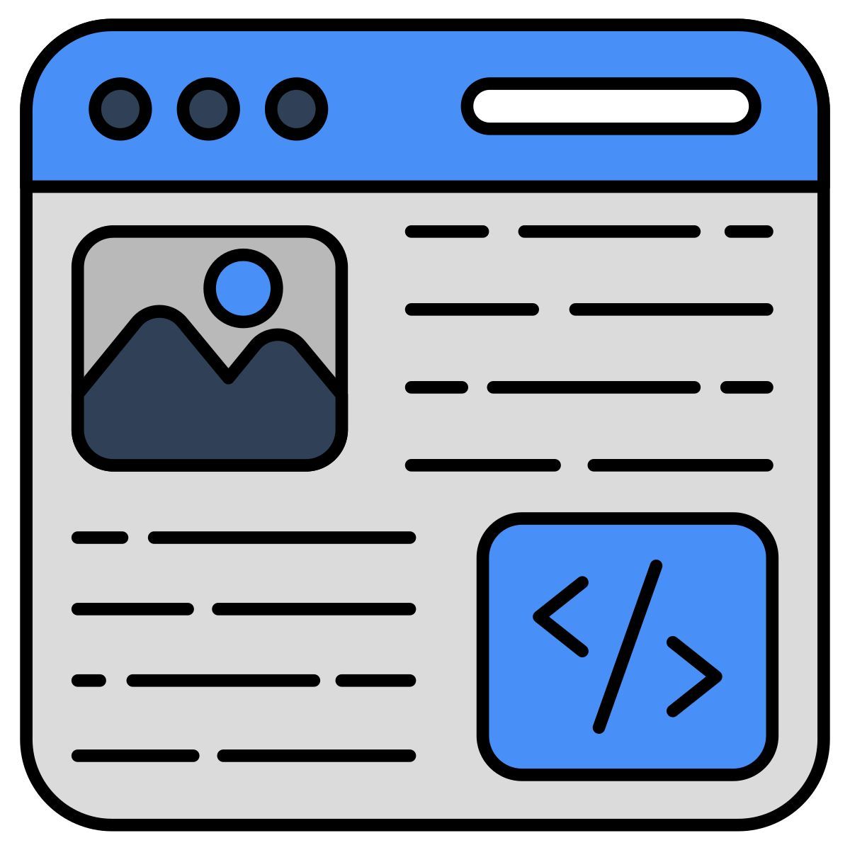 web coding icon