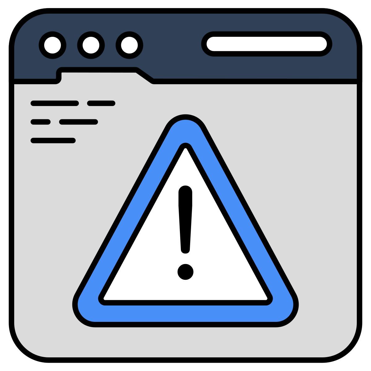 web error icon
