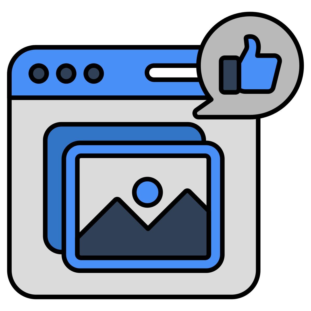 galería web icon