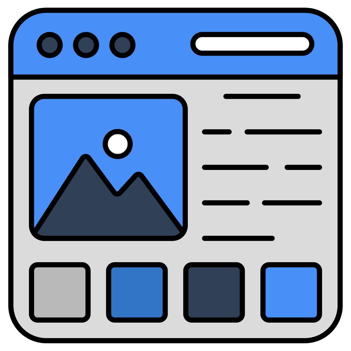 galería web icon