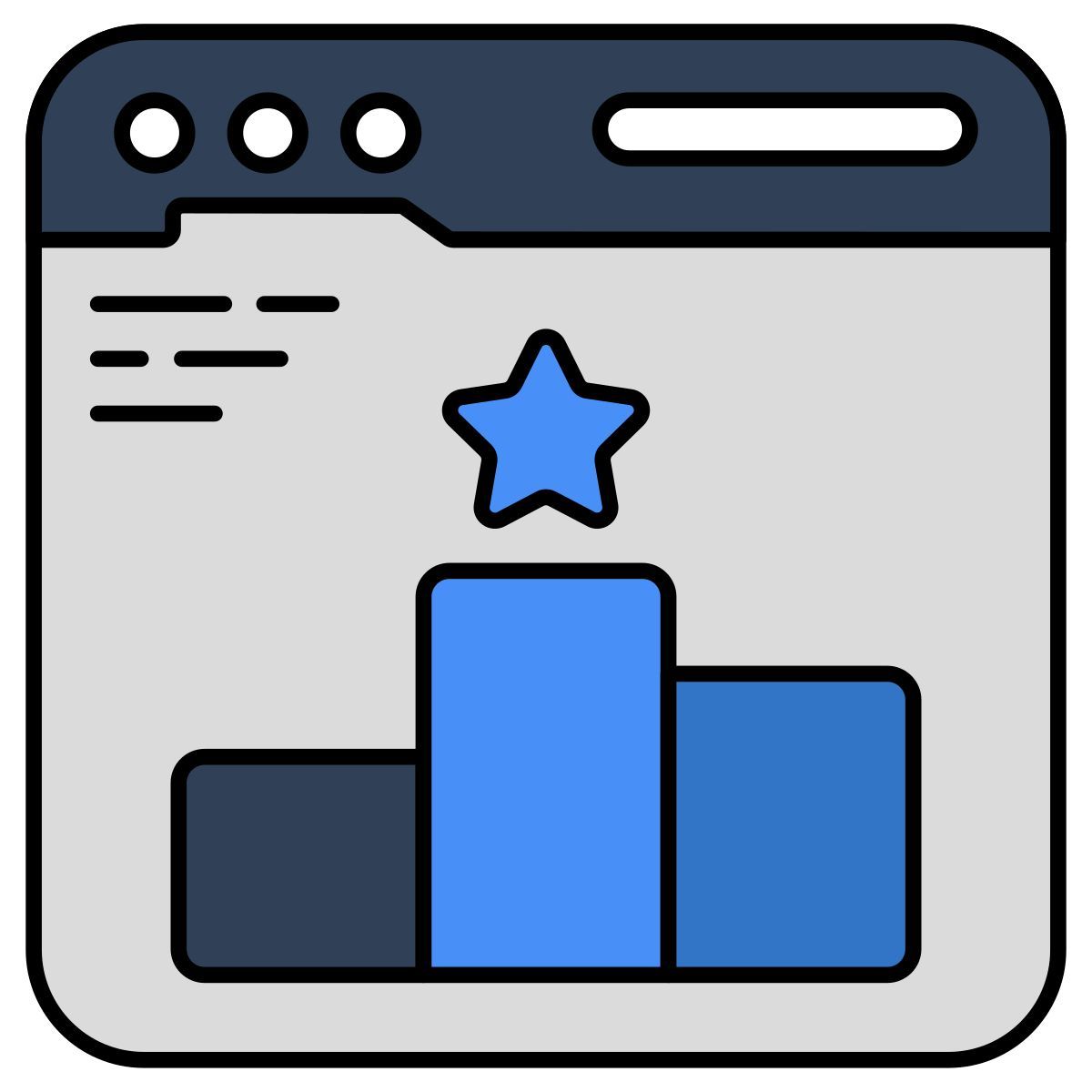 web ranking icon