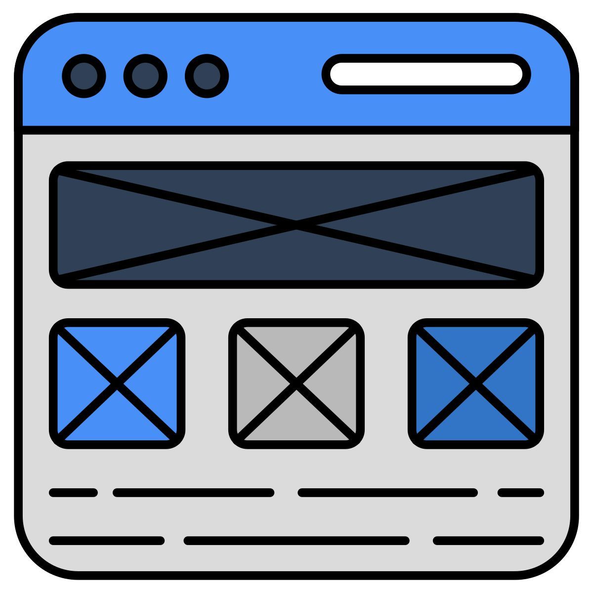 web 界面 icon