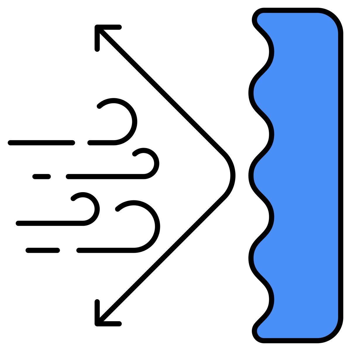 wind resistant icon