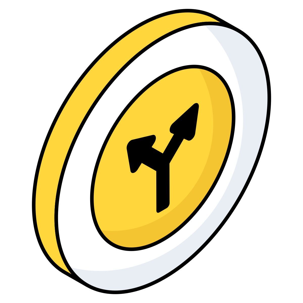 intersección en y icon