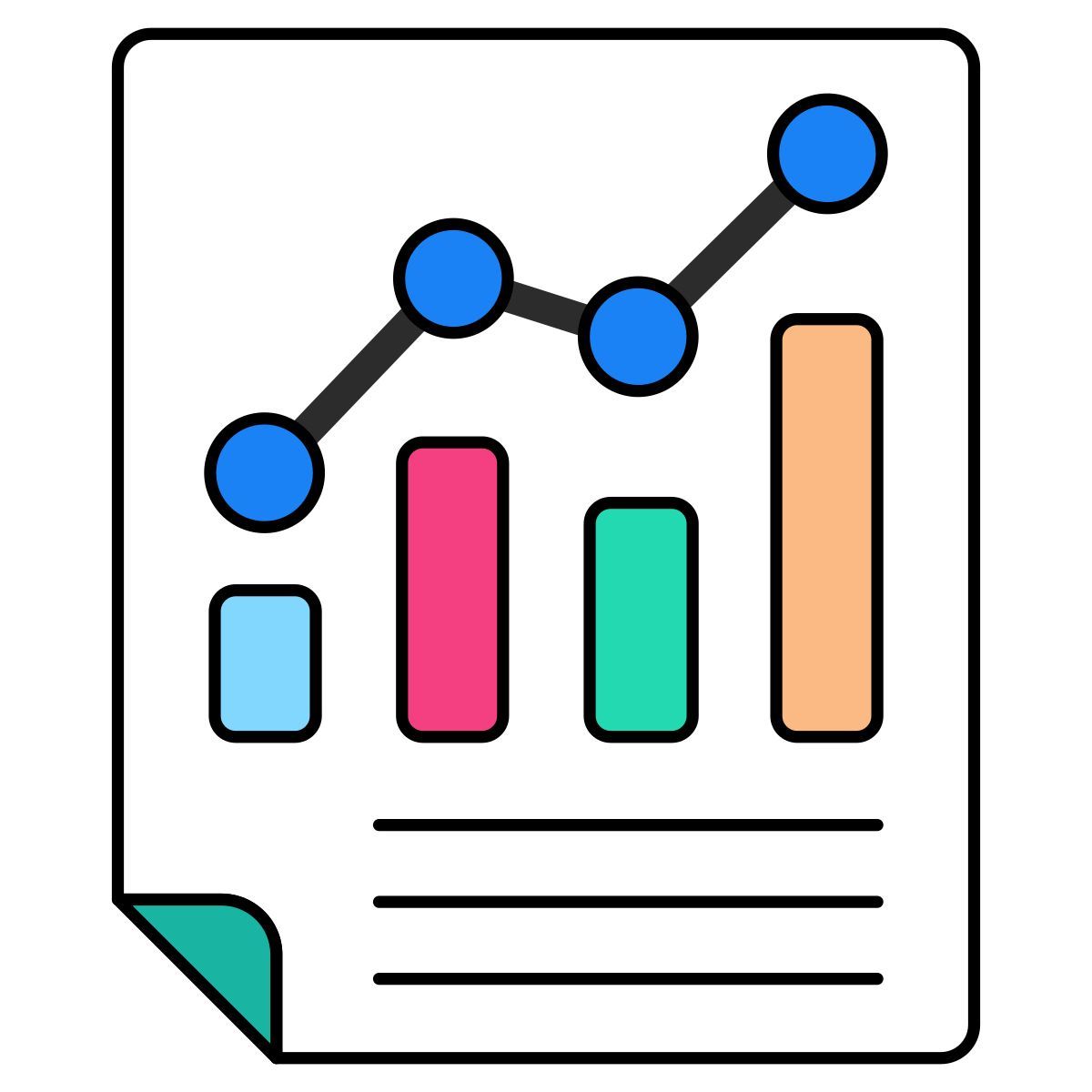 informe de negocios icon