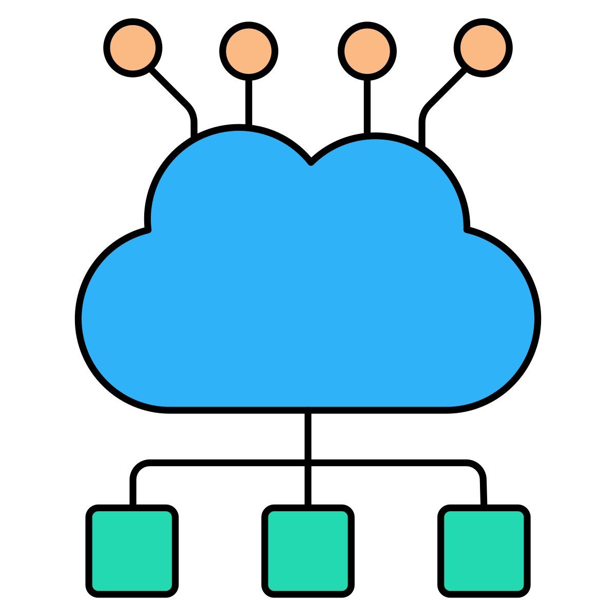 cloud network icon