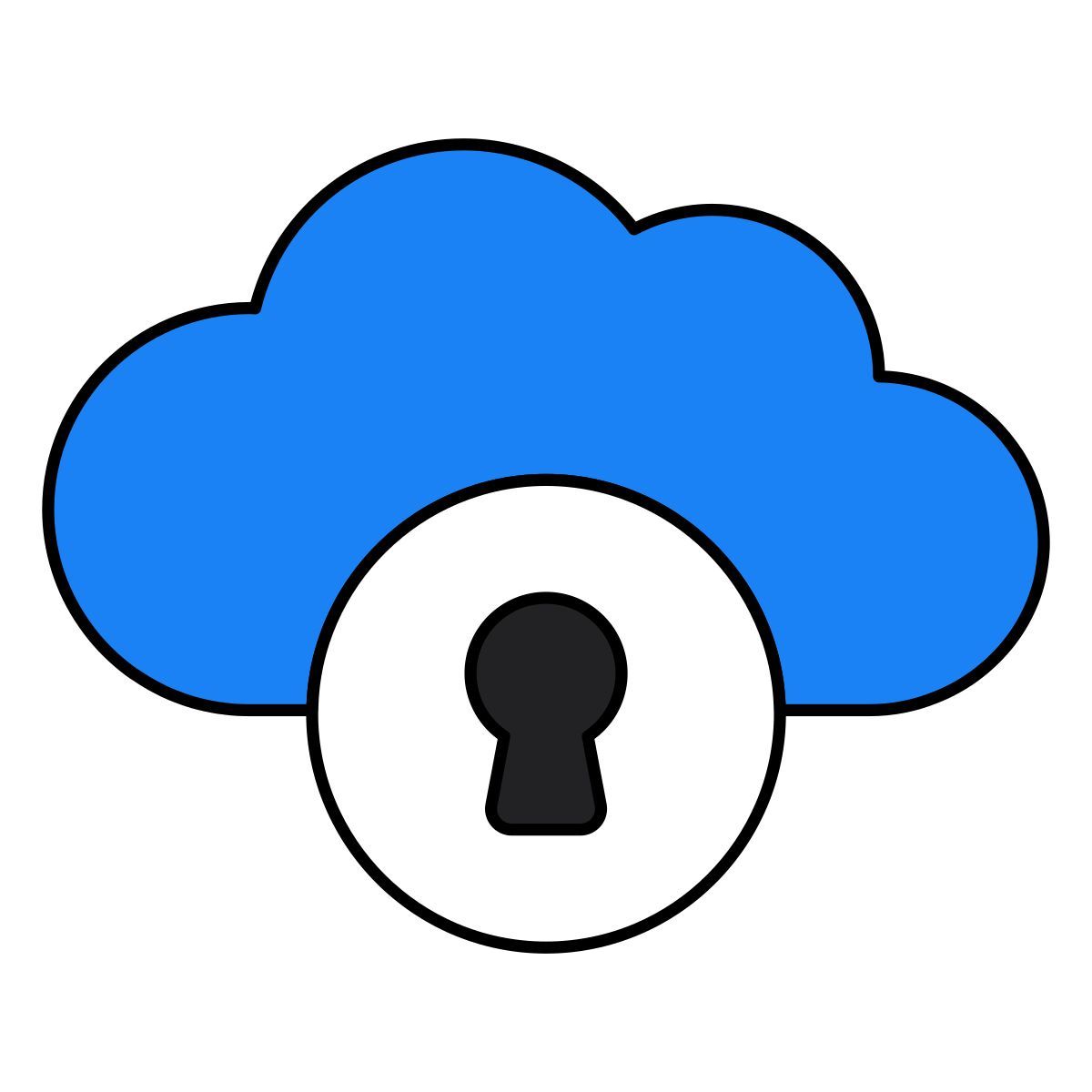 cloud security icon
