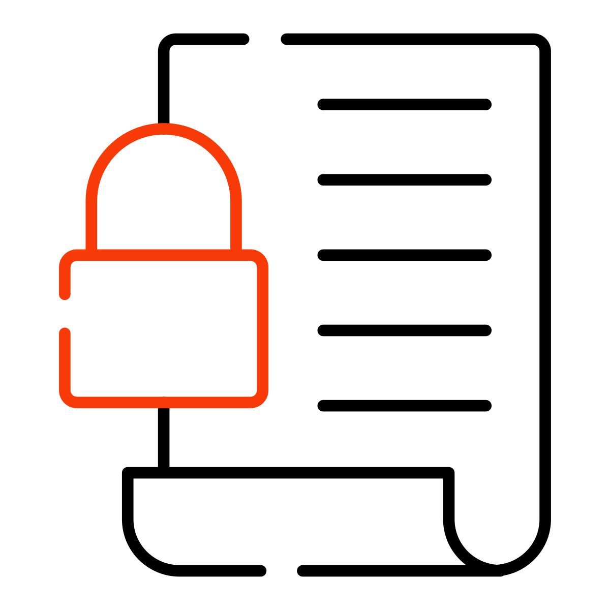 confidential file icon