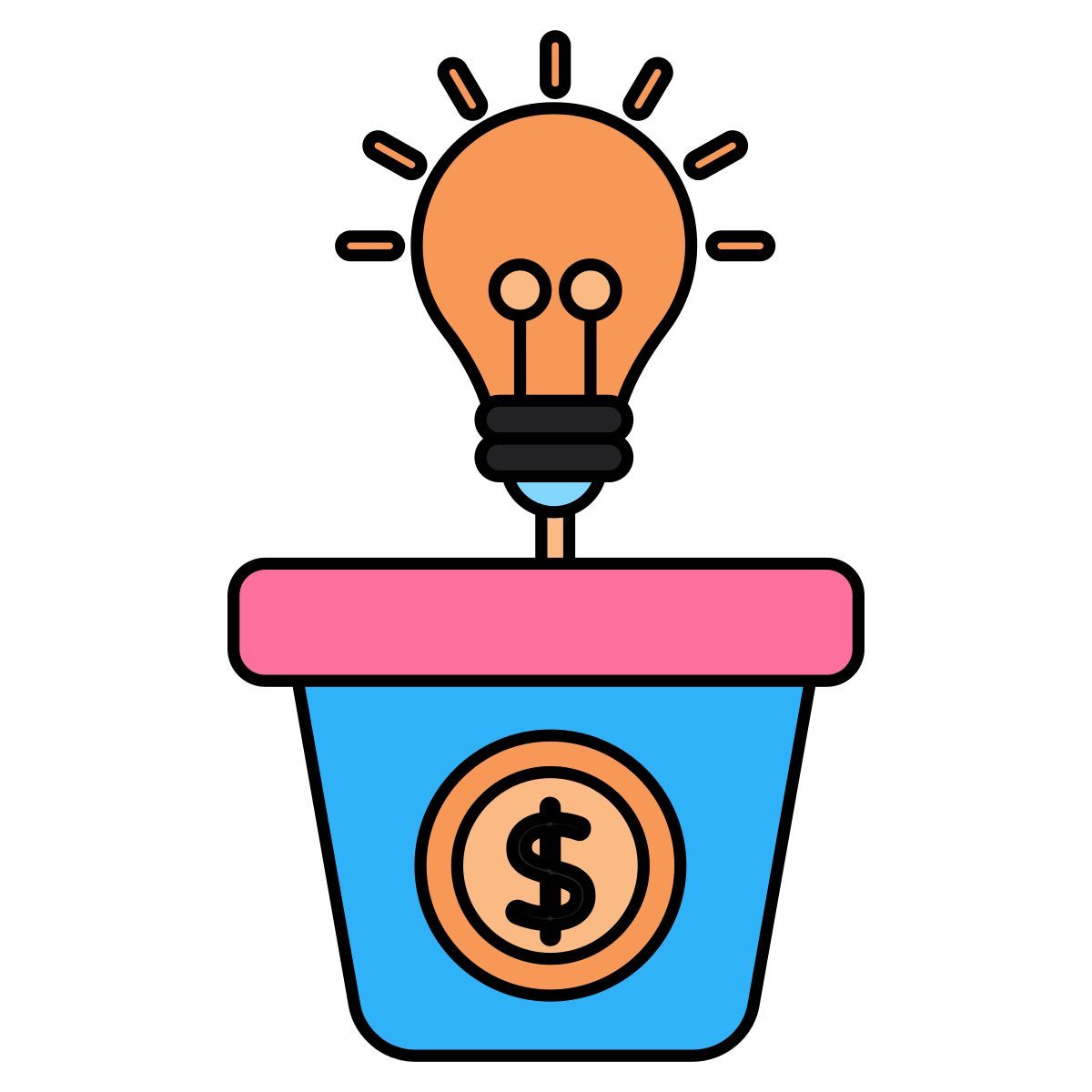 financial growth icon