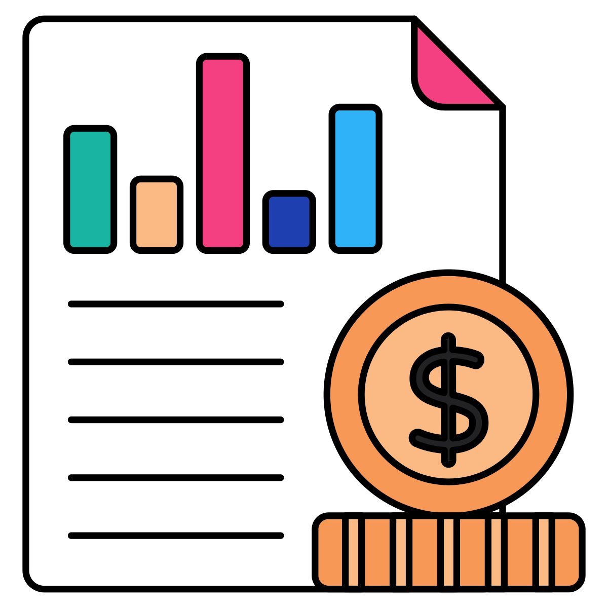 financial report icon