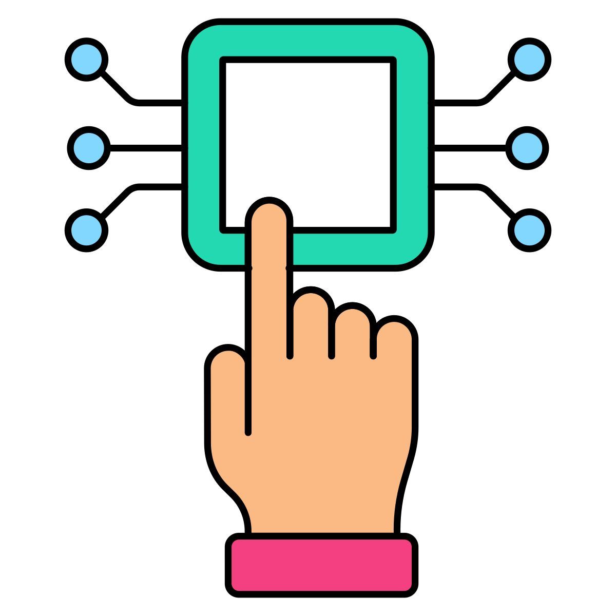 finger tap icon