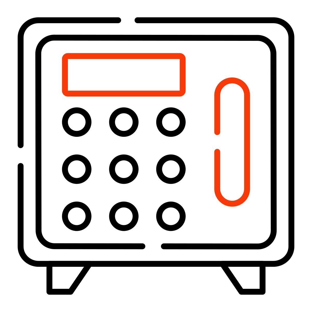 casiers pour bagages icon