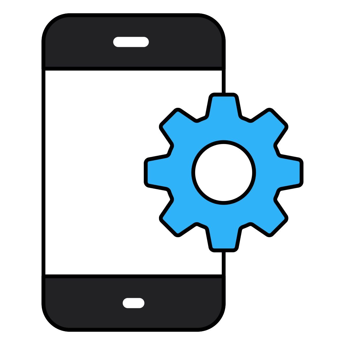mobile settings icon