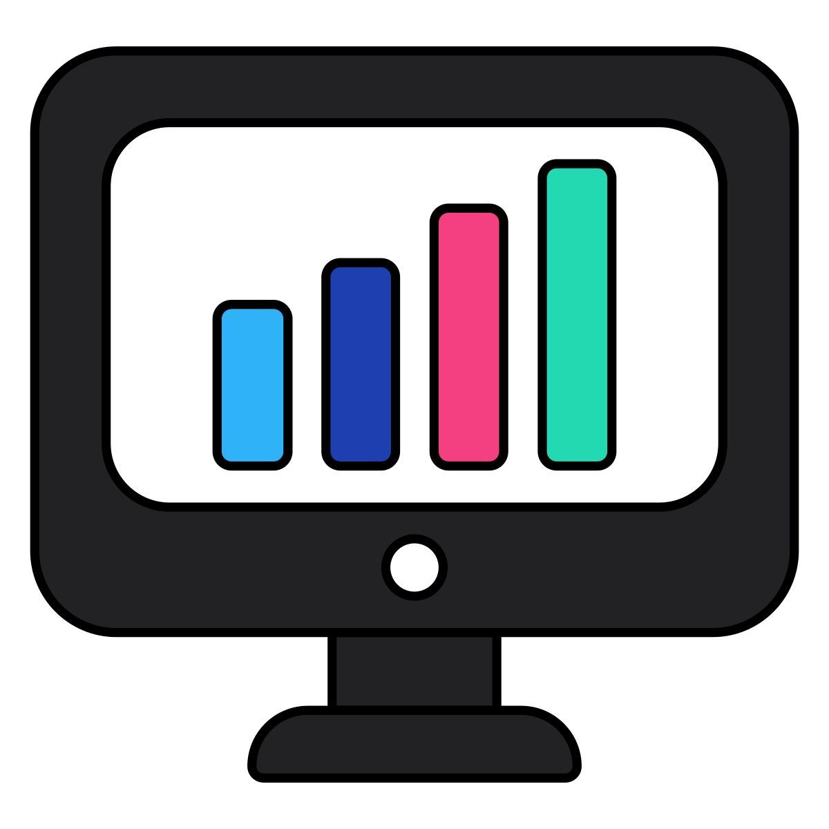 online data analytics icon