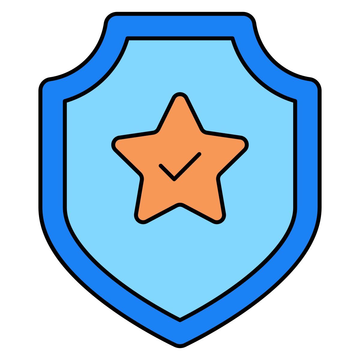 star shield icon