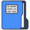 external Folder-Case-files-and-folders-vectorslab-outline-color-vectorslab-2 icon
