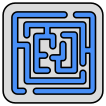 external Labyrinth-gaming-vectorslab-outline-color-vectorslab icon