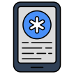 external Mobile-Medical-App-health-care-and-medical-vectorslab-outline-color-vectorslab-4 icon