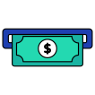 external Money-Withdrawal-financial-management-vectorslab-outline-color-vectorslab icon