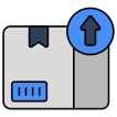 external Parcel-Upload-shipping-and-delivery-vectorslab-outline-color-vectorslab icon