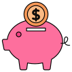 external Piggy-Bank-financial-management-vectorslab-outline-color-vectorslab icon