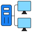 external Server-Network-gdpr-vectorslab-outline-color-vectorslab-2 icon