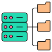 external Server-Network-gdpr-vectorslab-outline-color-vectorslab-3 icon