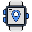 external Smartwatch-Location-maps-and-navigation-vectorslab-outline-color-vectorslab-2 icon