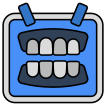 external Teeth-Gum-health-care-and-medical-vectorslab-outline-color-vectorslab icon