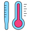 external Thermometer-medical-and-corona-virus-vectorslab-outline-color-vectorslab icon