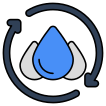 external Water-Recycling-weather-vectorslab-outline-color-vectorslab icon