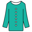 external Womenswear-fashion-and-clothes-vectorslab-outline-color-vectorslab icon