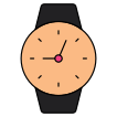 external Wristwatch-fashion-and-clothes-vectorslab-outline-color-vectorslab icon