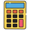 external calculator-business-and-finance-vectorslab-outline-color-vectorslab icon