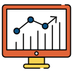 external data-analytics-business-and-finance-vectorslab-outline-color-vectorslab icon