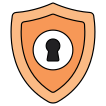 external security-shield-business-management-vectorslab-outline-color-vectorslab icon