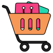external shopping-cart-shopping-and-ecommerce-vectorslab-outline-color-vectorslab icon