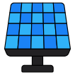 external solar-panel-nature-and-ecology-vectorslab-outline-color-vectorslab icon