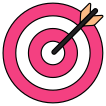 external target-business-management-vectorslab-outline-color-vectorslab icon