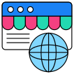 external web-browser-shopping-and-ecommerce-vectorslab-outline-color-vectorslab icon